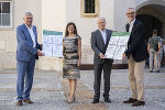 Wolfram Sacherer, LR Doris Kampus, LR Hans Seitinger, Christian Krainer (v.l.)  © Land Steiermark/Drechsler