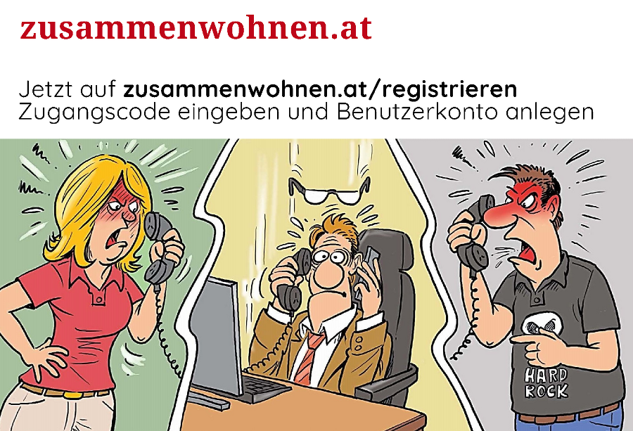 Titelbild Plattform zusammenwohnen.at